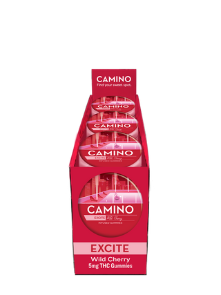 Camino Gummies Wild Cherry 100mg Case (12ct)