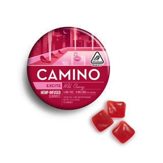 Camino Gummies Wild Cherry 100mg Case (12ct)