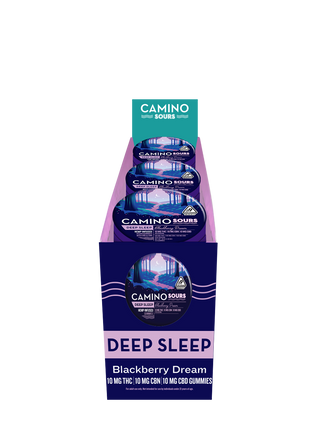 Camino Sours Blackberry Dream CBN CBD 10:10:10 100mg Case (12ct)