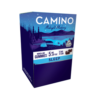Trial Pack Camino Gummies Midnight Blueberry CBN 5:1 10mg Case (50ct)